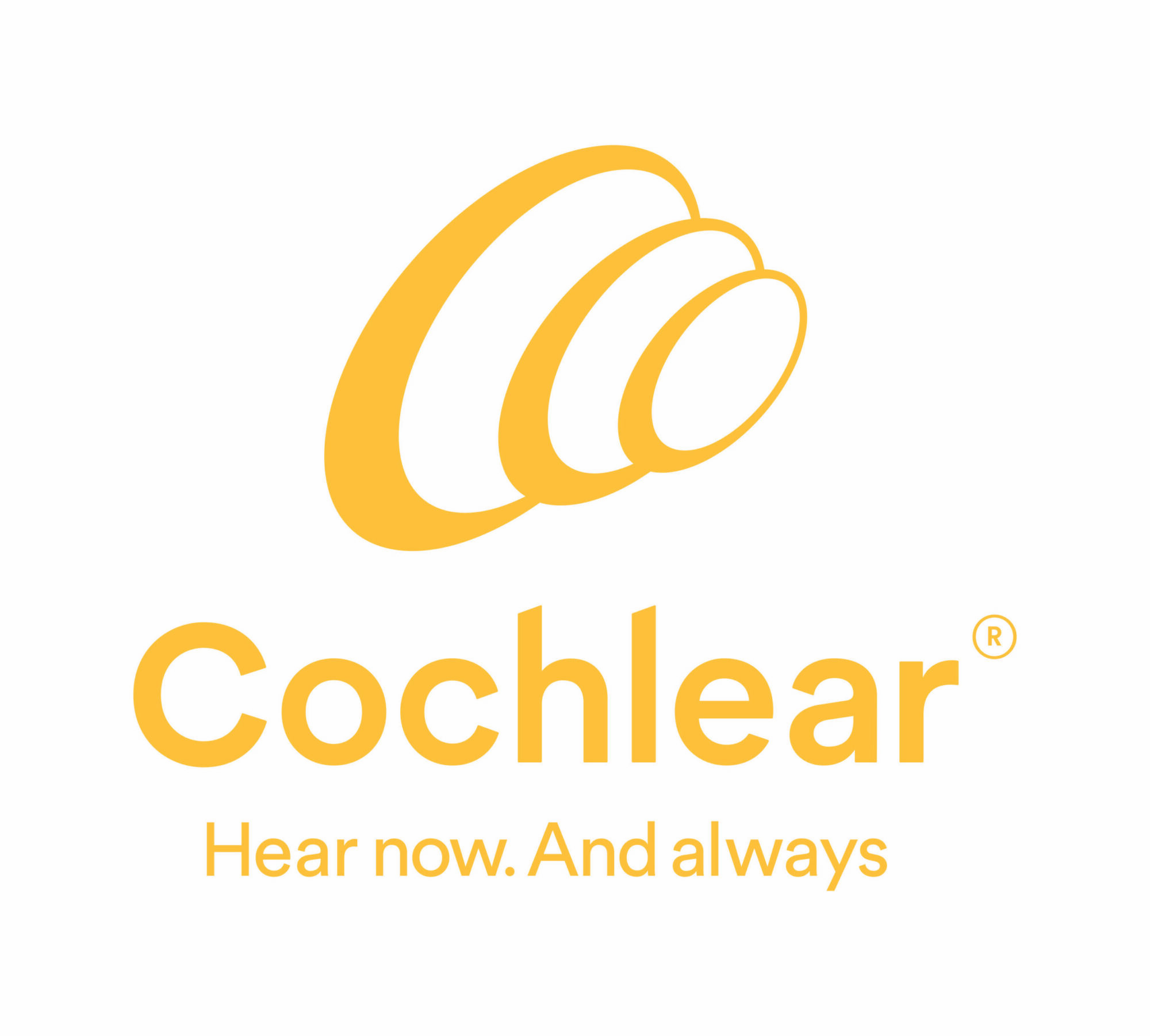 X CMYK Coated_Cochlear_Stacked_BrandPromise_Yellow